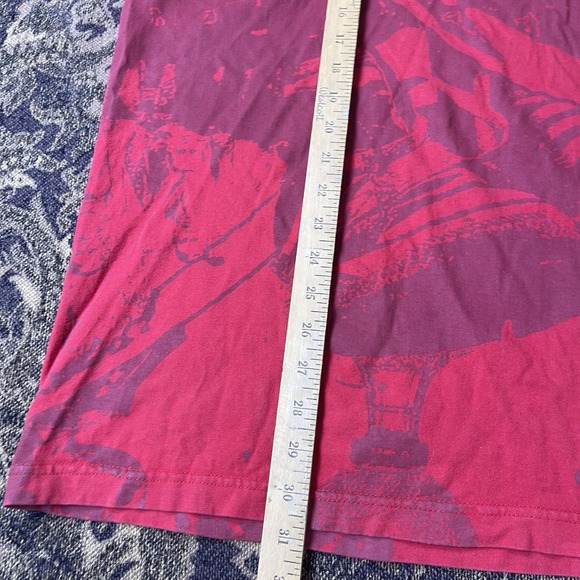 Vtg Y2K AND1 Punk Grunge Style Basketball Hip Hop Red Shirt Mens Size 2XL AOP - Picture 6 of 7